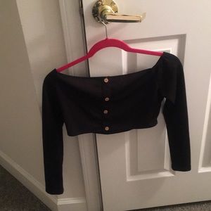 Black long sleeved shirt